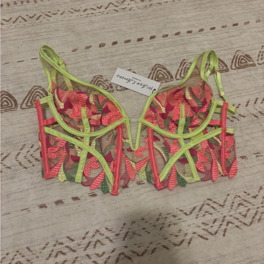 For love & lemons petunia bustier 34B